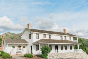Exterior of Kimball Home at This Is The Place Heritage Park wedding venue in Salt Lake City, Utah